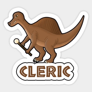 Dungeons and Dinos RPG - CLERIC Sticker